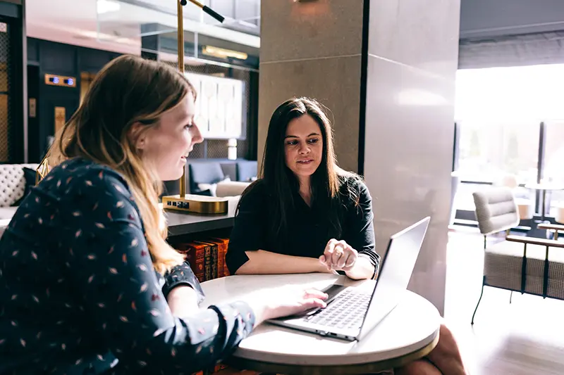 MBA and PhD students working