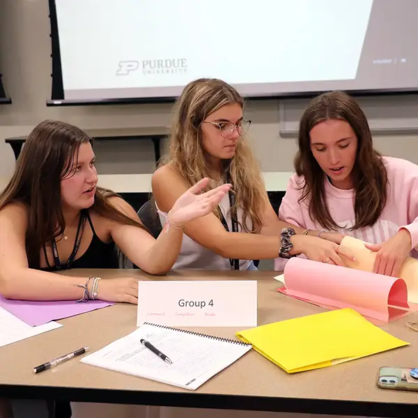High school students at a previous Brock Wilson Center summer camp