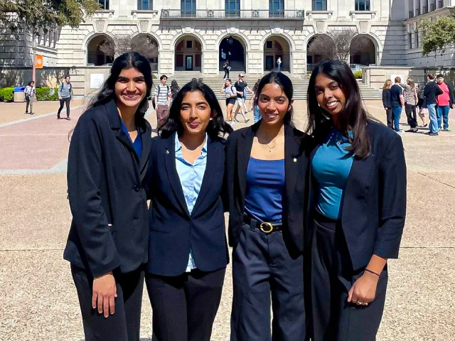Group of students at UT Austin