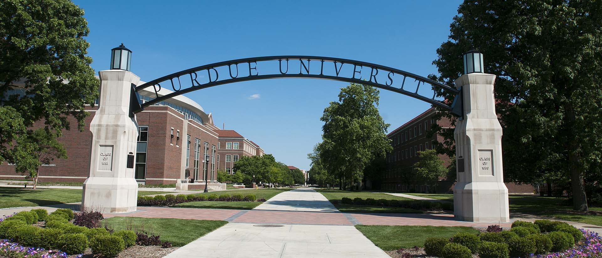 Purdue archway