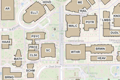 Map of Purdue